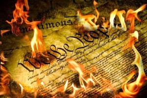 Constitution Burning
